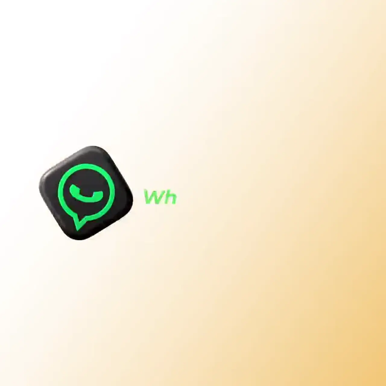 Animated WhatsApp mark for Augencia's briefing line